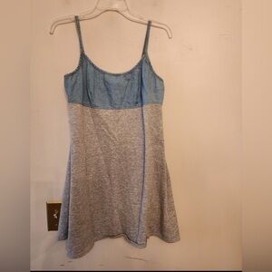 Tickets midi Denim look dress size 9/10